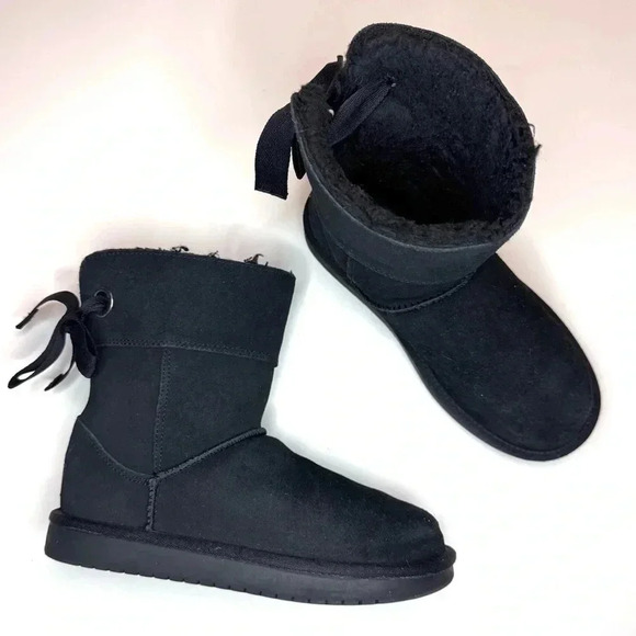 Koolaburra by Ugg Toddler & Big Girls Andrah Bow Boots Size- 3 - Picture 5 of 10